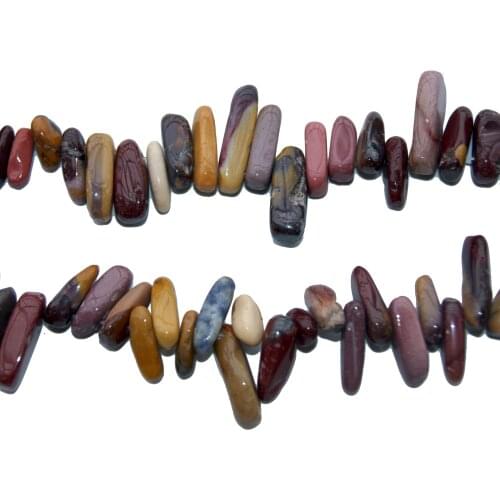 Wholesale 12-18 MM Stick Shape Natural Stone Egg Yolk Stone Loose Beads For Jewelry Making Charm DIY Necklace Bracelet Material