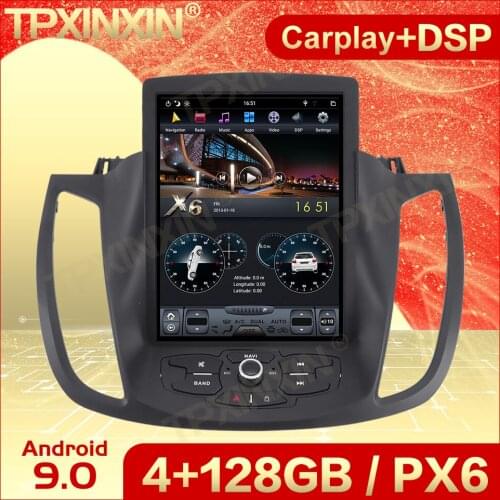 Carplay 2 Din Android 9 Tesla Multimedia Stereo For Ford Kuga 2013 2014 2015 2016 2017 GPS Navi IPS Viedo Audio Player Head Unit