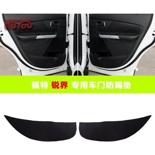 For Ford Edge 4pcs Car Inside Door Cover Pad Scratch Protection Anti Kick Pad Car Interior