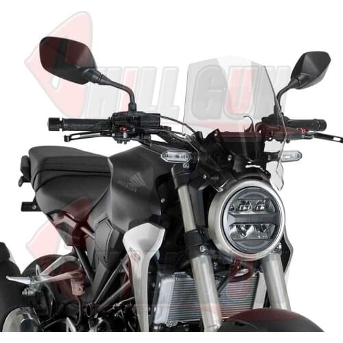 For HONDA CB125R CB300R NEO Sports Cafe 2018-2021 CB 125R CB 300R 18'-21' Motorcycle Cafe Motor Windshield WindScreen Deflector