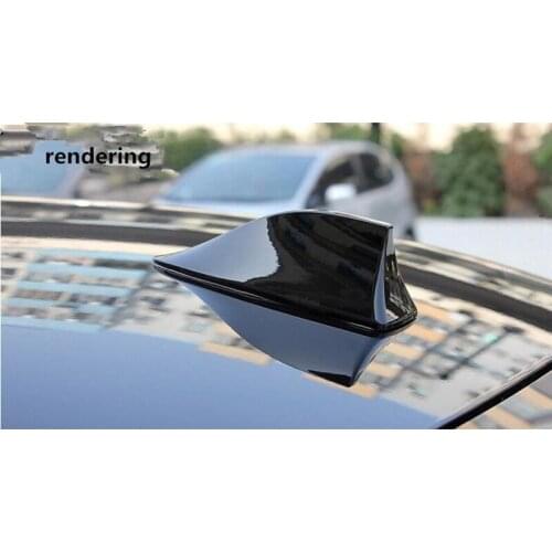 HOT Car stickers Car Shark Fin Antenna Roof Radio Signal Aerials for Mitsubishi outlander 2016 lancer 10 9 pajero Car Styling