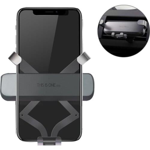 Gravity Car Holder For Phone in Car Air Vent Clip Mount No Magnetic Mobile Phone Holder GPS Stand For iPhone XS MAX Xiaomi