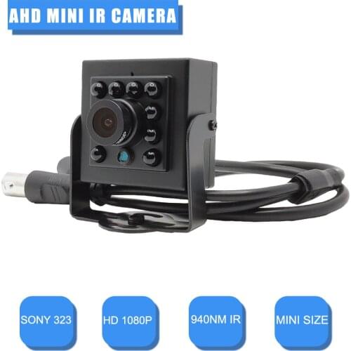 HD1080P MINI Camera 2.0MP AHD cctv Camera Security MINI infrared night vision camera 940NM IR Led AHD Surveillance Video Camera