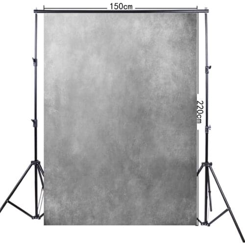 Washable Cotton Polyester Deep Grey Photography Background For Studio FF-046