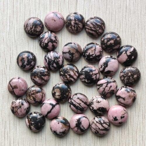 New fashion good quality natural Rhodochrosite round cabochon 16mm beads for jewelry making 30pcs/lot Wholesale free shipping
