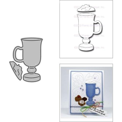 2021 New Home Coffee Machine Metal Cutting Dies for DIY Scrapbooking Decoration and Card Making Paper Craft Embossing No Stamps