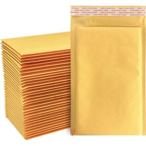 Wholesale 100pcs/lot Manufacturer Kraft Bubble Bags Mailers Padded Envelopes Paper Mailing Bags 11X13cm