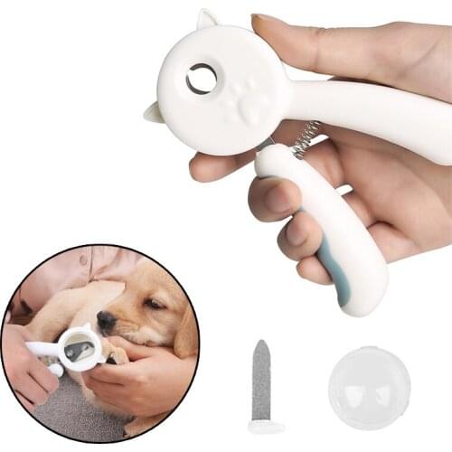 Professional Pet Nail Clippers With Built-in Nail File Beauty Nail Clippers Comfortable Handle Cat Dog Nail Trimmer Cutter
