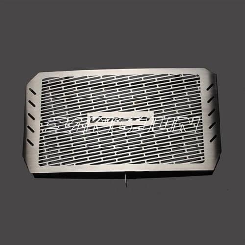 Silver motorcycle grille protector water tank guard for kawasaki 650 1000 VERSYS650 VERSYS1000 moto radiator cover grill guard