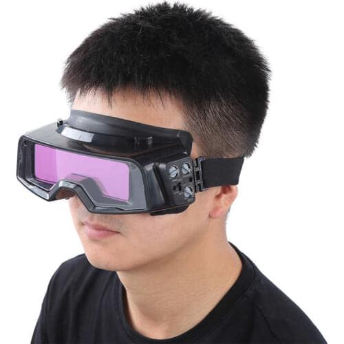 Auto Darkening Welding Helmet Welder Protective Goggles Dimming Screen Argon Arc Welding Mask Glasses