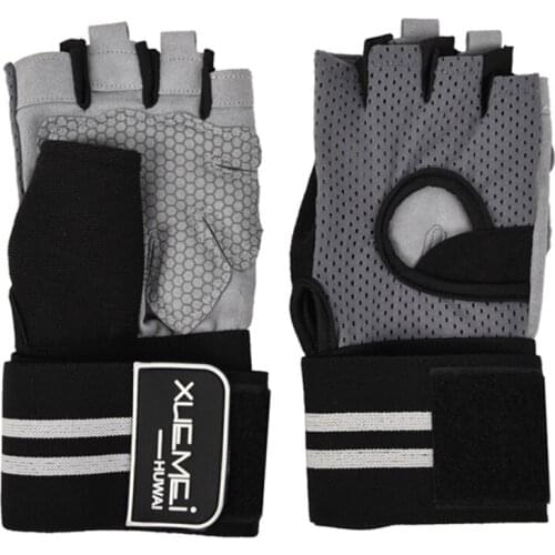 Half Finger Sports Training Gloves Fitness Weightlifting Gym Gloves Anti-slip Resistance Exercise Training Cycling Glove
