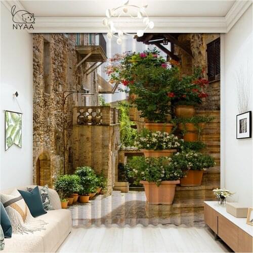 Traditional Greek House With Flowers In Paros Island Greece Curtains Floral Curtains For Salon Curtain Room Child Micro Shading