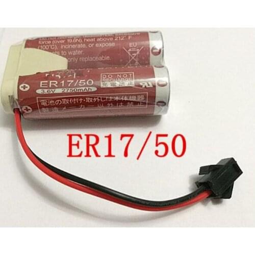1PCS Original MZ07 MZ03 robot battery ER17/50 3.6V battery pack MD500N 50750-1018
