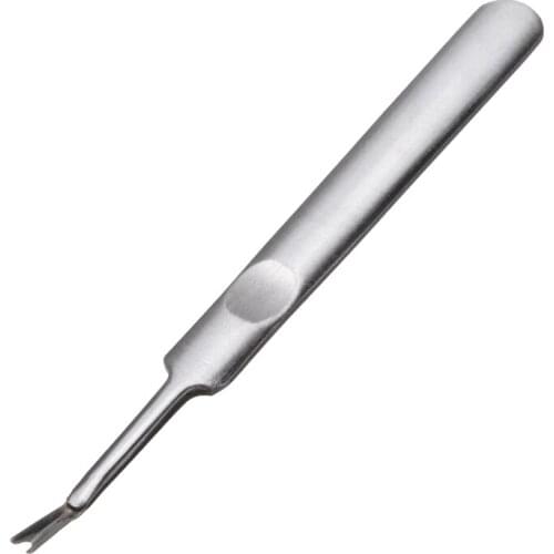 1 Pc High Quality Stainless Steel Cuticle Trimmer Pusher Silver Professional Dead Skin Cuticle Remover Pedicure Nail Art Tool