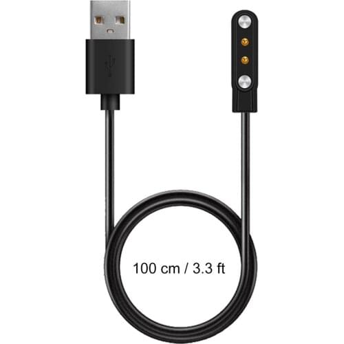 100cm USB Charging Cable Base Cord Wire For Haylou Solar LS05 Smart Watch Dock Charger Adapter Smartwatch Accessories