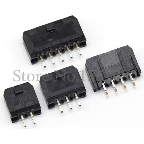 30 PCS Micro-Fit 3.0 mm Connector 43650 Single Row Straight Pin Header 2/3/4/5/6/8 Pin