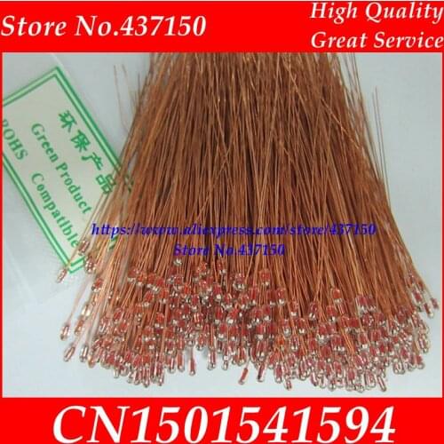 50pcs/lot NTC thermistor 100K precision 1% B Value 3950 for Reprap Mend Hot bed MK2a MK2b 10K