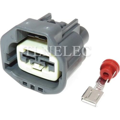 7283-5596-10 2 Pin Way 6.3mm Female Socket Waterproof Automotive Electrical Sensor Plug Connector