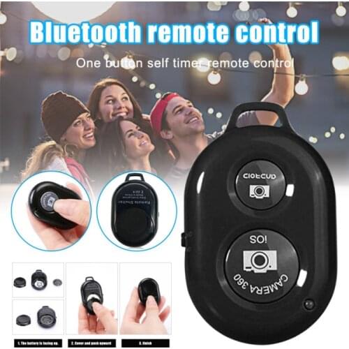 Bluetooth Remote Control Button Wireless Controller Self-Timer Camera Stick Shutter Release Phone Monopod Selfie For Samsung iOS