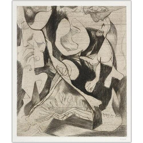 Holover Jackson Pollock"Abstract Expressionist"Canvas Painting Abstract Artwork Poster Picture Wall Decor room decor aesthetic