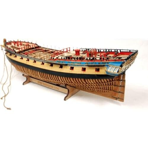 1/48 HMS Enterprise Battleship wooden model kits