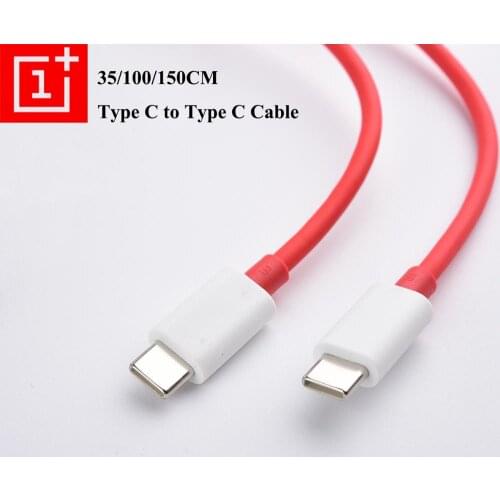 Oneplus Nord 8T Warp Charge Cable 0.35/1/1.5/2M USB C To Type C Cord 65W PD Fast Charge For Oneplus Nord N10 N100 8T 8 7T 7 Pro