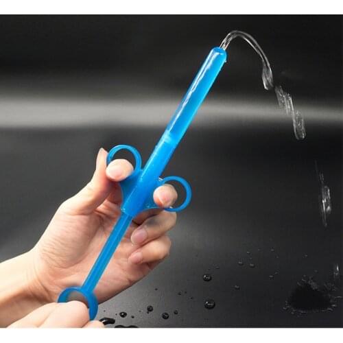 Personal Oil Lubricant Applicator Launcher Syringe Injector Lube Tube Sex Toys For Couples Anal Vagina Clean Tools Enema Inject