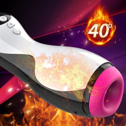 Male Automatic Sucking Heating Vagina Masturbation Cup Real Blowjob Masturbator Adult Toys Sex For Men Adults 18 Soft Pussy Shop