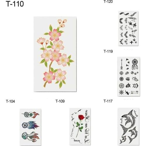 Stickers Cute Owl Tatoo Fox Temporary Tattoo Flowers Henna Cool Stuff Festival Fake Cheap Things Fashion Arte DIY For Body Hides