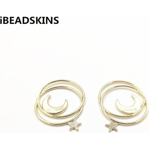 New arrival! 40x32mm 50pcs zinc Round shape charm for earrings/earrings accessories/Earring parts DIY