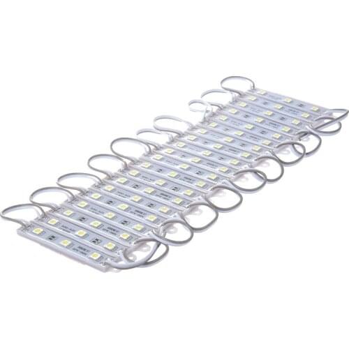 New 20pcs 5050 SMD 3-LED Module White Waterproof Modules 12V