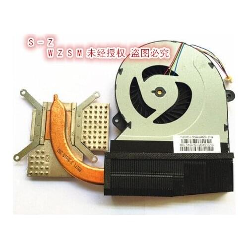 WZSM New and Original Cooler For ASUS N56 N56VM N56VJ N56VZ N56DP N56V N76V N76 13NB0141AM0101 Laptop cooling Heatsink wit thin