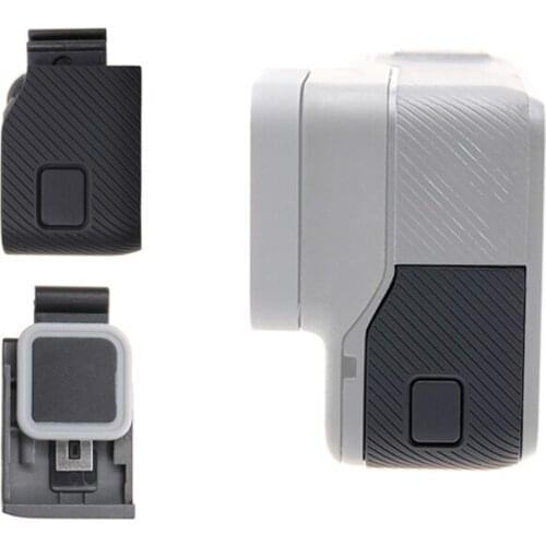 OOTDTY Front/Side Door USB-C Micro-HDMI Port Cover Protector for GoPro Hero 5/6 Repair
