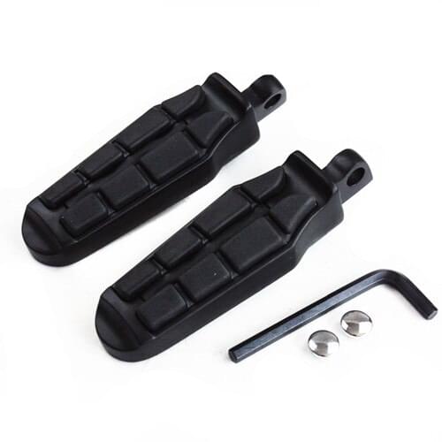 Pair Foot Pegs Rest Footpegs Metal Rubber For Style Male Mount Harley Softail Sportster Dyna Fat boy Road King
