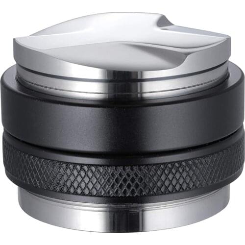 53mm Coffee Distributor Tamper Dual Head Coffee Leveler Adjustable Depth Espresso Hand Taper for 54mm Portafilter Kithchen Tool