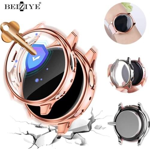 Strap For Samsung Galaxy Watch 3 41mm 45mm Band With Protector CaseFor Galaxy Watch Active 2 40mm 44mm Bracelet Accessories