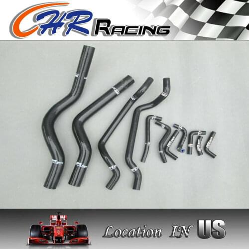 FOR MITSUBISHI ECLIPSE GST/GSX TURBO 1990-1994 92 SILICONE COOLANT HOSE BLACK