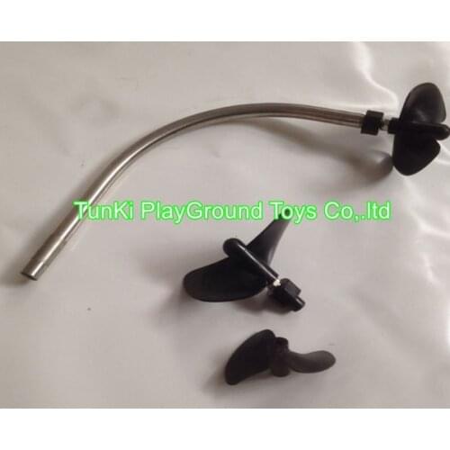 Steel tube and oar sets of kids bumper boat spare parts cable,propeller 10PCS