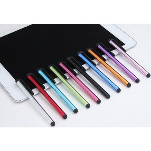 20pcs/lot Screen Stylus Pen for IPhone IPad IPod Touch Suit for Smart Phone Tablet Capacitive Touch Metal Stylus Pencil