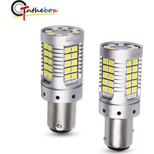 2pcs Canbus 1157 LED No Hyper Flash 21W P21/5W BAY15d LED Bulbs For Turn Signal Lights Backup Reverse Lights Brake/Tail Lights