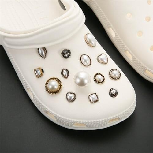 10PCS Shiny Crystal Shoe Charm Bling Rhinestone Geometry Shoe Decoration Shoe Buckle For Girls Women Shoe Accessories Gifts
