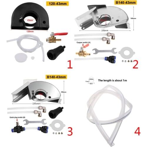 Angle Grinder Guard Slotting Cutting Machine Holder Dustproof Safety Cover Protection Water Pump Set