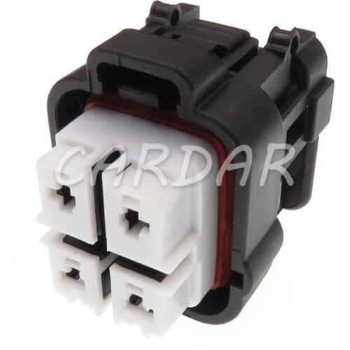 1 Set 4 Pin Automotive Gasoline Pump Plug Socket Electric Fuel Pump Connector For Toyota Mazda