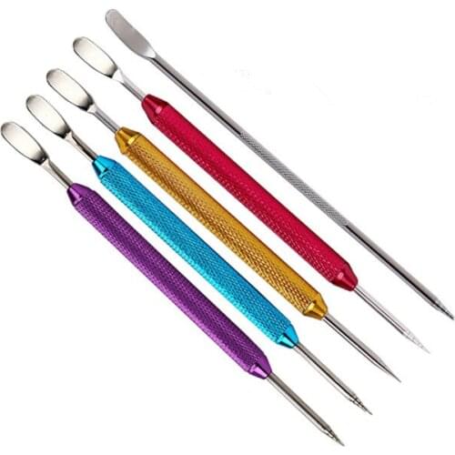 1PC Barista Tool Stainless Steel Coffee Stencils Latte Foam Spatula 1PC Coffeeware DIY Coffee Art Needle OK 1061