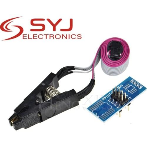 1pcs/lot SOIC8 SOP8 Flash Chip IC Test Clips Socket Adpter BIOS/24C/25/93 Programmer