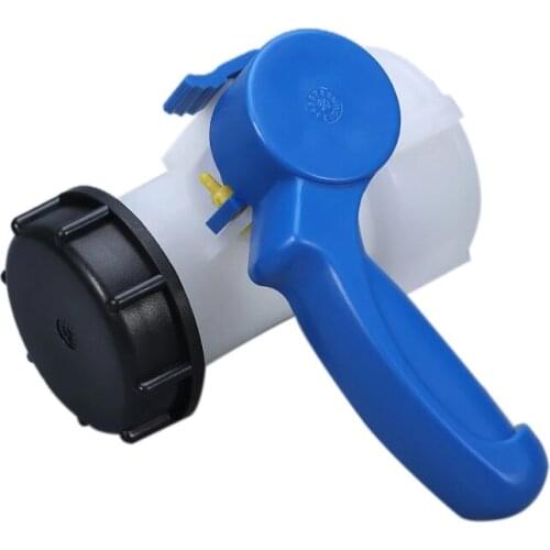 FQYL 1Pc Plastic DN40 Butterfly Valve for IBC Tank Container 1000L Switch IBC Tank Adapter