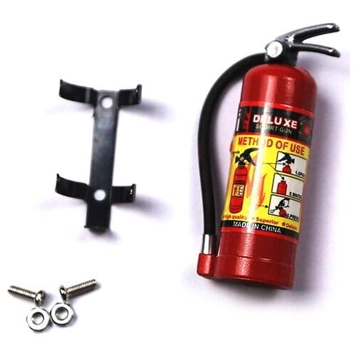 1Pc RC Rock Crawler 1:10 Fire extinguisher for Axial Wraith SCX10 90046 TAMIYA CC01 D90 D110 Traxxas TRX-4 MST CMX CFX