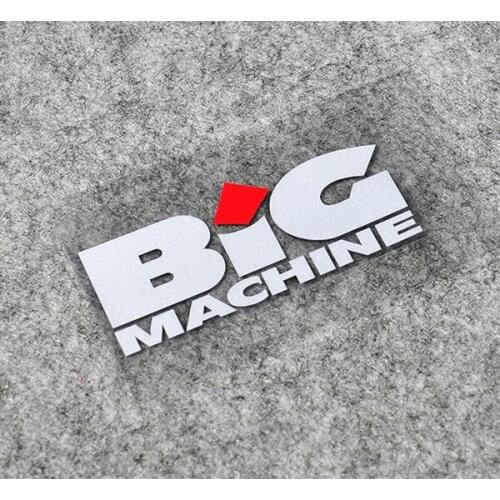2x Car Styling Vinyl Auto Tail Window Body Sticker Motorcycle Rear Rocker Decals for BIG MACHINE 8x3cm