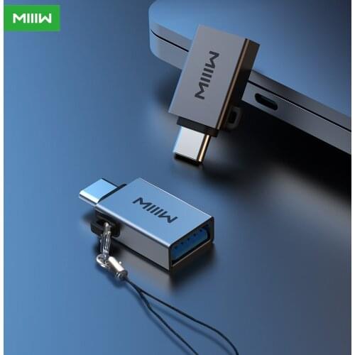 MIIIW USB To Type C OTG Adapter USB USB-C Male To Micro USB Type-c Female Converter For Macbook Huawei P40 USBC U Disk Connector