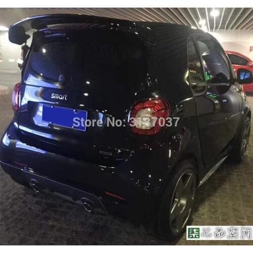 For Smart fortwo 453 Spoiler Carlsson ABS Plastic Rear Roof Spoiler Wing Trunk Lip Boot Cover Car Styling